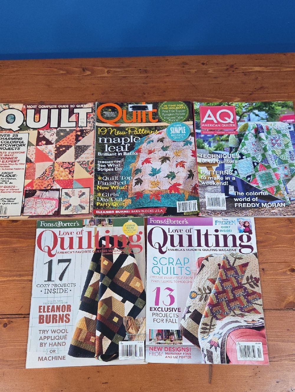 Collection Of Miscellaneous Quilt Magazines